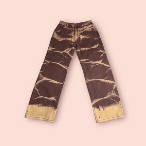 Brown&Tan Tie Die pants